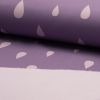 Soft Shell Fleece Fabric | Raindrop Amethyst Lilac