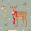 Tilda Merry Little Christmas Fabric | Winterfriends Duckegg