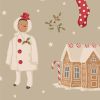 Tilda Merry Little Christmas Fabric | Winterfriends Clay