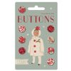 Tilda Merry Little Christmas Buttons | 12mm
