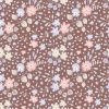 Plum Garden Tilda Fabric | Flower Confetti Nutmeg