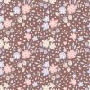 Plum Garden Tilda Fabric | Flower Confetti Nutmeg