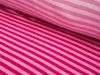 Velour Jersey Stripe | Raspberry Split