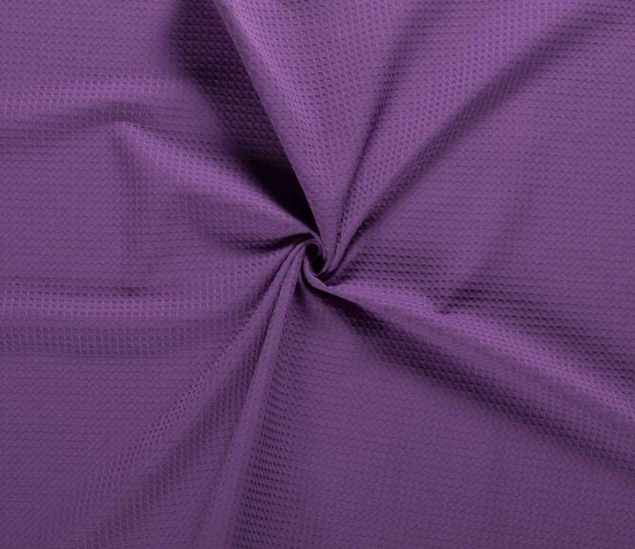 Cotton Waffle Fabric Light Purple