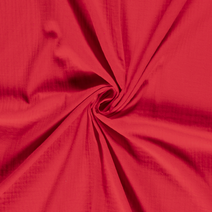 100% Cotton Double Gauze Plain Fabric – Lightweight For Dressmaking (Sold By The Meter)