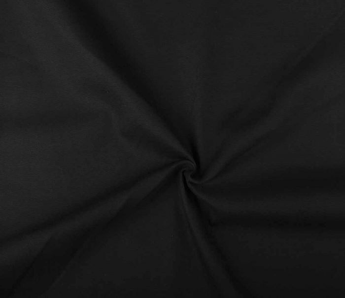 Classic Cotton Canvas Fabric Black