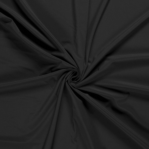 Plain Black Fabric 