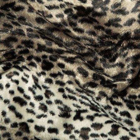 Animal Print Velboa Fabric Faux Fur | Lynx