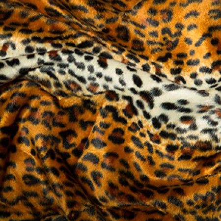 Animal Print Velboa Fabric Faux Fur | Cheetah