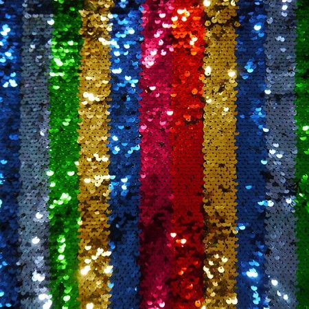 Rainbow Strip Sequin