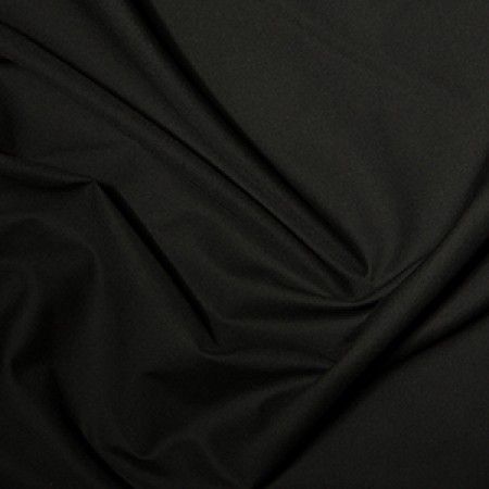 Classic Polycotton Fabric Wide Width | Black