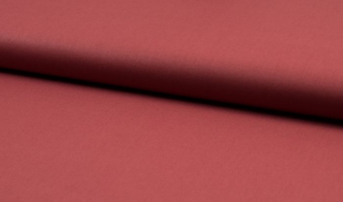 Organic Cotton Fabric Plain Terracotta