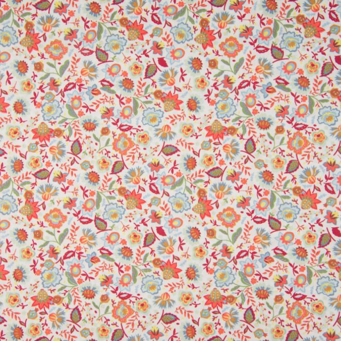 Natures Joy Fabric | Flowers Orange