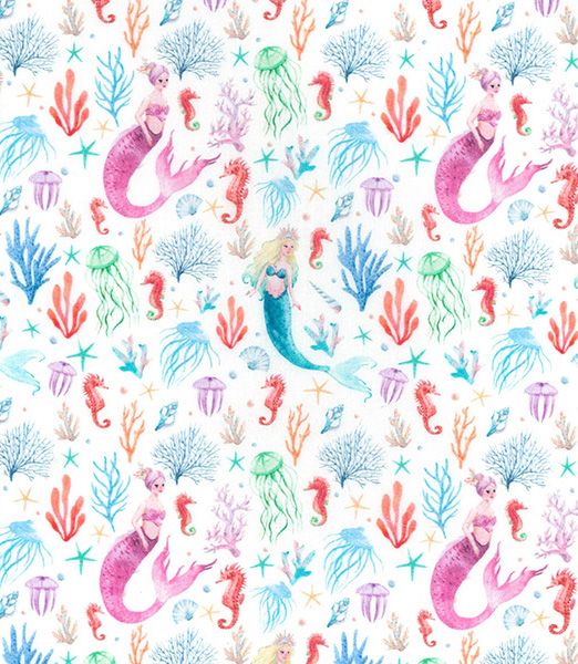 Mermaid Cotton Fabric