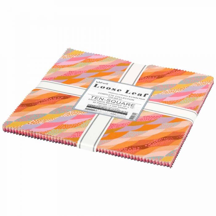 10" Fabric Squares Loose Leaf
