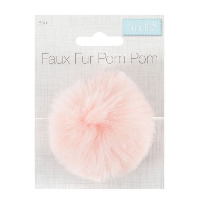 Large 11cm Faux Fur Pompoms From Trimits Available in Selection of