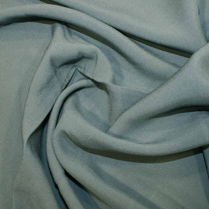 Viscose Challis Fabric Plain Teal