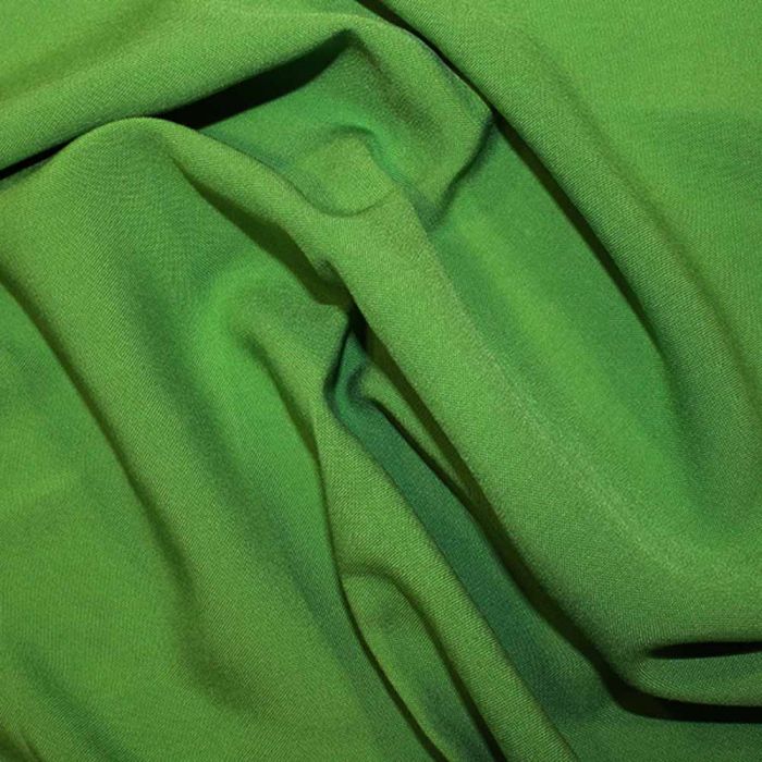 Viscose Challis Fabric Plain Emerald