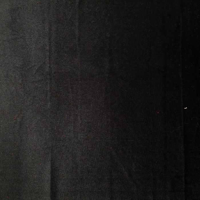 Rich Heavy Scuba Black Velvet Ribbon - 2 Yard Cut Of 1.5 Inch Wide Luxury Nylon Velvet