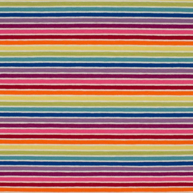 striped jersey fabric