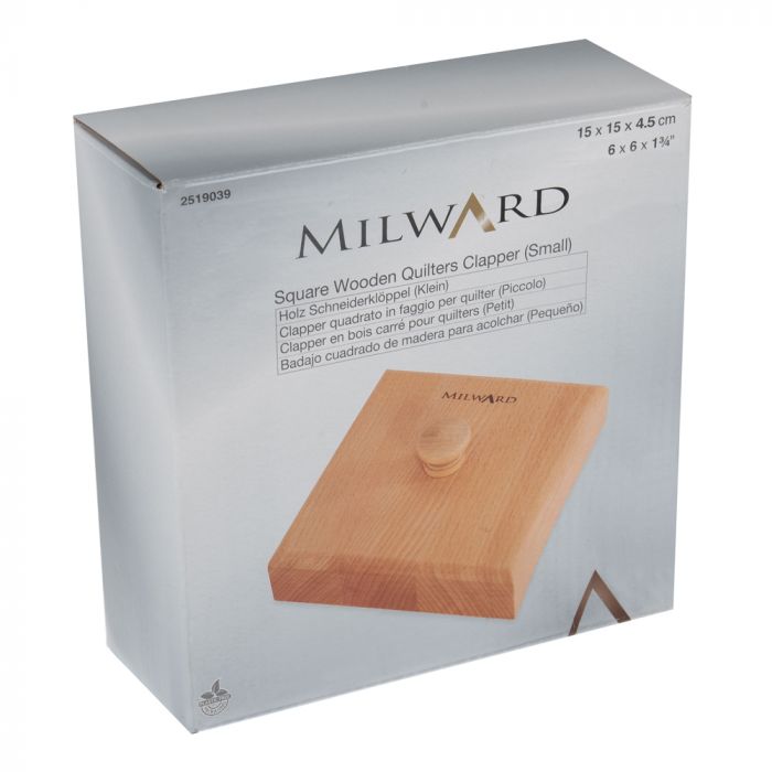 Clapper De Madera De Haya Para Costura - Herramienta Planchado Y Acolchado - 4x24x6 Cm