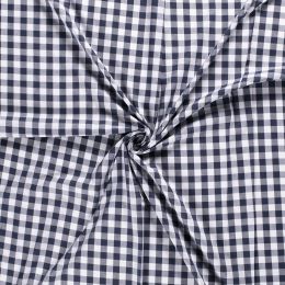 Stitch It, Two-Thirds Of An Inch Cotton Gingham Check | Navy