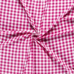 Stitch It, Two-Thirds Of An Inch Cotton Gingham Check | Fuchsia