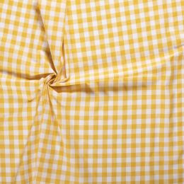 Stitch It, Two-Thirds Of An Inch Cotton Gingham Check | Yellow