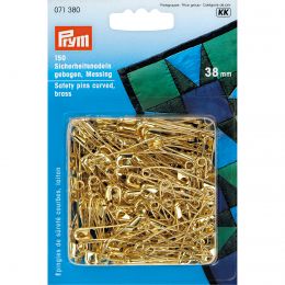 Safety Pins Curved Gold 38mm, 150pcs | Prym