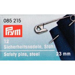 Safety Pins Silver 23mm, 12pcs | Prym