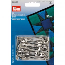 Safety Pins Silver 50mm, 50pcs | Prym