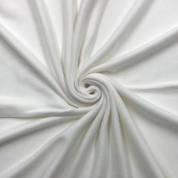 Plain Organic Fleece | White