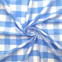 Inch Gingham Check | Pale Blue