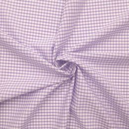Eighth Of An Inch Wide Gingham Check | Lilac