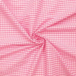 Eighth Of An Inch Wide Gingham Check | Pink