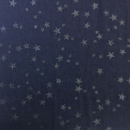 Denim Fabric | Glitter Star