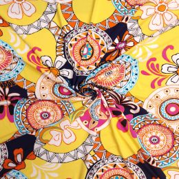 Jersey Viscose Print Fabric | Mandala