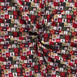 Stitch It, Christmas Metallic Fabric | Advent Calendar