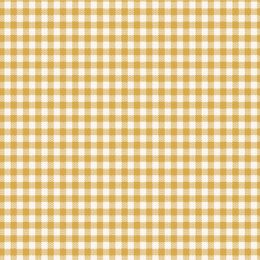 Tilda 108'' Wideback Fabric | Gingham - Yellow