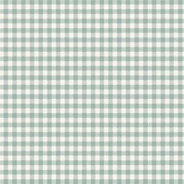 Tilda 108'' Wideback Fabric | Gingham - Duckegg