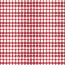 Tilda 108'' Wideback Fabric | Gingham - Red