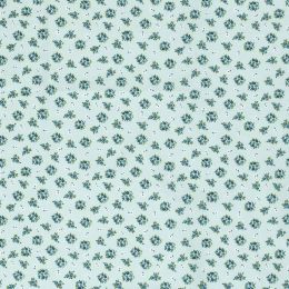 Cotton Print Fabric | Floral Flair Green
