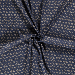 Stitch It, Safari Fabric | Zebra Zeal Indigo