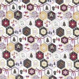 Stitch It, Sweet Christmas Fabric | Christmas Tile Mint