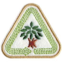 Prym Recycled Embroidered Motif | Triangle Tree