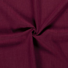 Bio Washed Linen Touch Fabric | Bordeaux