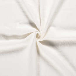 Bio Washed Linen Touch Fabric | Off White