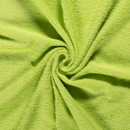 Terry Towelling Fabric | Lime