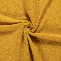 Terry Towelling Fabric | Ochre