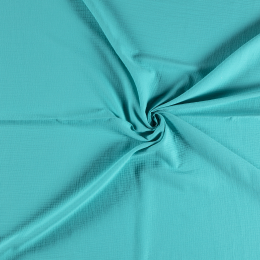Double Gauze Fabric | Plain Aqua